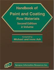 Cover of: Handbook of paint and coating raw materials