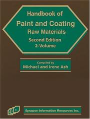 Cover of: Handbook of paint and coating raw materials by Michael Ash