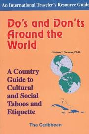 Cover of: Do's and don'ts around the world by Gladson I. Nwanna, Gladson I. Nwanna