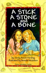 Cover of: A stick, a stone, and a bone by Sandy Bacon Harding