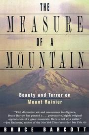 Cover of: The Measure of a Mountain by Bruce Barcott
