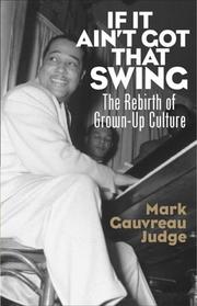 If it ain't got that swing by Mark Gauvreau Judge