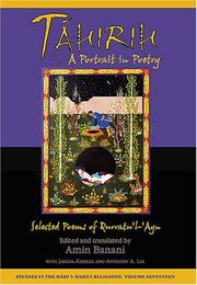 Cover of: Tahirih: A Portrait in Poetry: Selected Poems of Qurratu'l-'Ayn