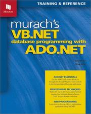 Cover of: Murach's VB.NET database programming with ADO.NET: training & reference