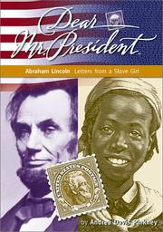 Cover of: Abraham Lincoln: letters from a slave girl