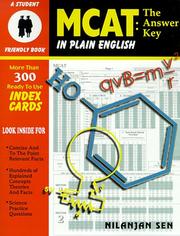 Cover of: MCAT: The Answer Key