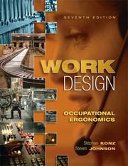 Cover of: Work Design by Stephan Konz, Steve Johnson