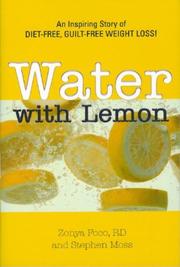 Cover of: Water With Lemon by Zonya Foco, Stephen Moss