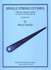 Cover of: Single String Studies for Guitar Volume Two