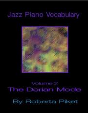 Jazz Piano Vocabulary, Volume 2 by Roberta Piket