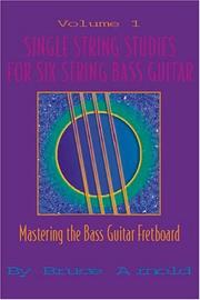 Cover of: Single String Studies For Six String Bass Guitar