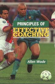 Cover of: Principles of Effective Coaching