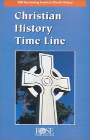 Cover of: Christian History Time Line Pamphlet (10 Pack) (2,000 Years of Christian History at a Glance!)