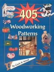 Cover of: 405 Woodworking Patterns