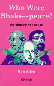Cover of: Who were Shake-speare? by Ron Allen