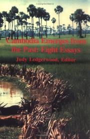 Cover of: Cambodia Emerges from the Past: Eight Essays (Northern Illinois University Monograph Series, No. 3)
