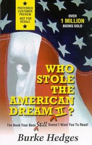 Cover of: Who Stole the American Dream II: The Book Your Boss Still Doesn't Want You to Read!