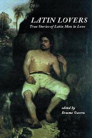Cover of: Latin lovers by edited by Erasmo Guerra.