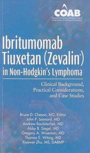 Cover of: Ibritumomab Tiuxetan (Zevalin) in Non-Hodgkin's Lymphoma by Bruce D. Cheson