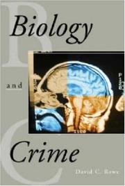 Cover of: Biology and Crime
