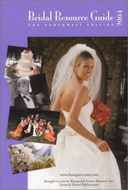 Cover of: 2004 Bridal Resource Guide, Northwest Edition