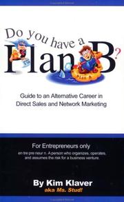 Cover of: Do You have a Plan B