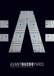 Cover of: Avant-guide Paris (Avant Guides)
