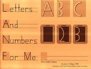 Cover of: Letters and Numbers for Me