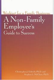 Cover of: Working for a family business: a non-family employee's guide to success