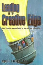 Cover of: Leading on the Creative Edge by Roger L. Firestien