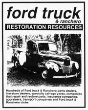 Cover of: Ford Truck and Ranchero Restoration Resources