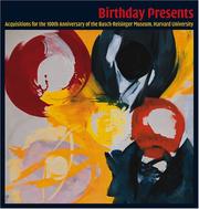 Cover of: Birthday Presents: Busch-Reisinger Museum
