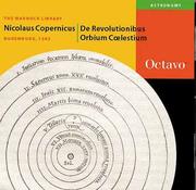 Cover of: De Revolutionibus Orbium Coelestium by Nicolaus Copernicus, Ian Jackson