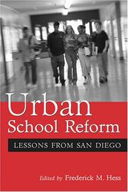 Cover of: Urban School Reform: Lessons From San Diego