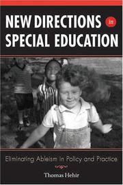 Cover of: New Directions in Special Education by Thomas Hehir
