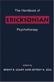 Cover of: Handbook of Ericksonian Psychotherapy