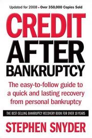 Cover of: Credit After Bankruptcy by Stephen Snyder, Stephen Snyder