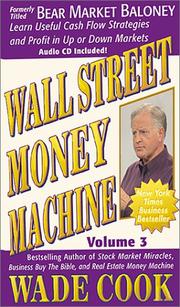 Cover of: Wall Street Money Machine Vol. 3 (with Audio CD) (Wall Street Money Machine)