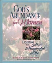 Cover of: God's Abundance for Women: Devotions for a More Meaningful Life