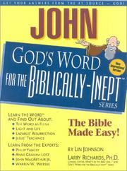 Cover of: John: God's word for the biblically-inept
