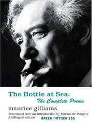 Cover of: Bottle At Sea by Maurice Gilliams
