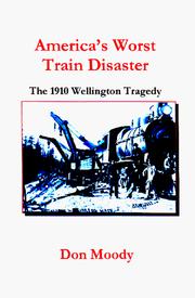 Cover of: America's worst train disaster by Don Moody, Don Moody