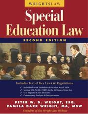 Cover of: Wrightslaw: Special Education Law, 2nd Edition