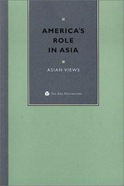 Cover of: America's Role in Asia: Asian Views