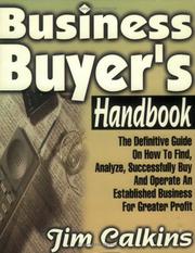 Cover of: Business buyer's handbook