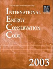 Cover of: International Energy Conservation Code 2003 (International Energy Conservation Code (Paper))