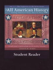 Cover of: All American History Student Reader: The Explorers to the Jacksonians (All American History)