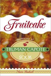 Cover of: Fruitcake  by Marie Rudisill, Truman Capote, Sook Faulk