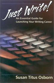 Cover of: Just Write