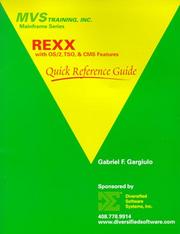 Cover of: REXX with OS/2, TSO, & CMS Features Quick Reference Guide (Mainframe Technical Series)